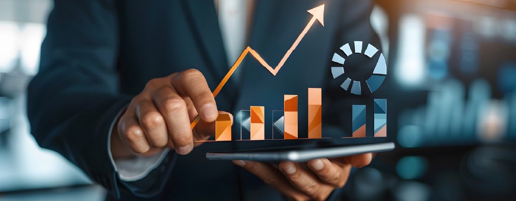 Performance marketing campaign dashboard showing ad analytics and conversions